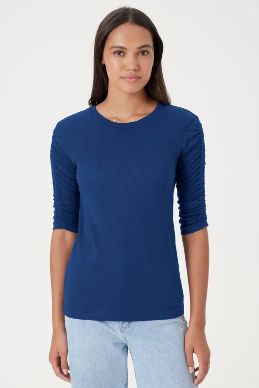 Ruched Half Sleeve Tee sold by Goldie Tees