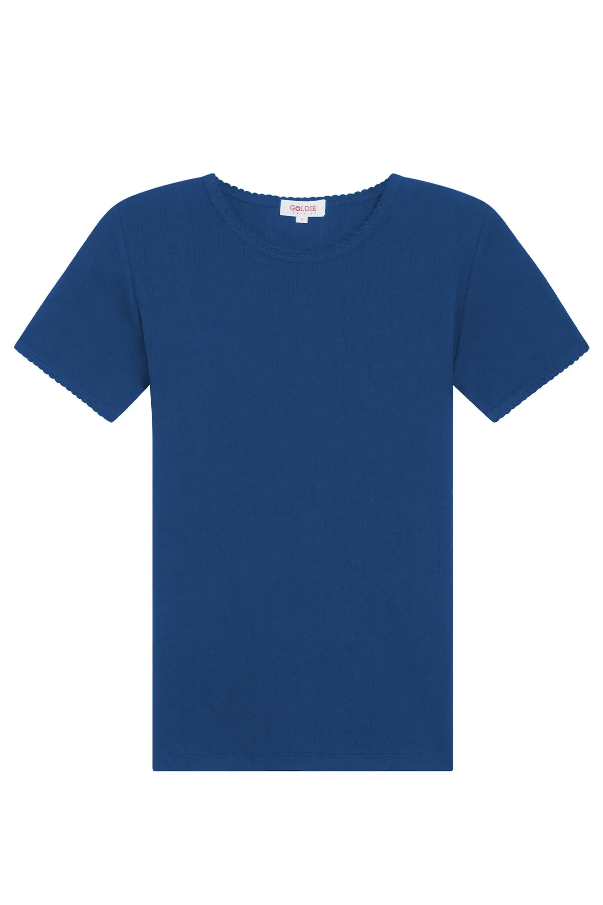 Pointelle Tee sold by Goldie Tees product image thumbnail 3