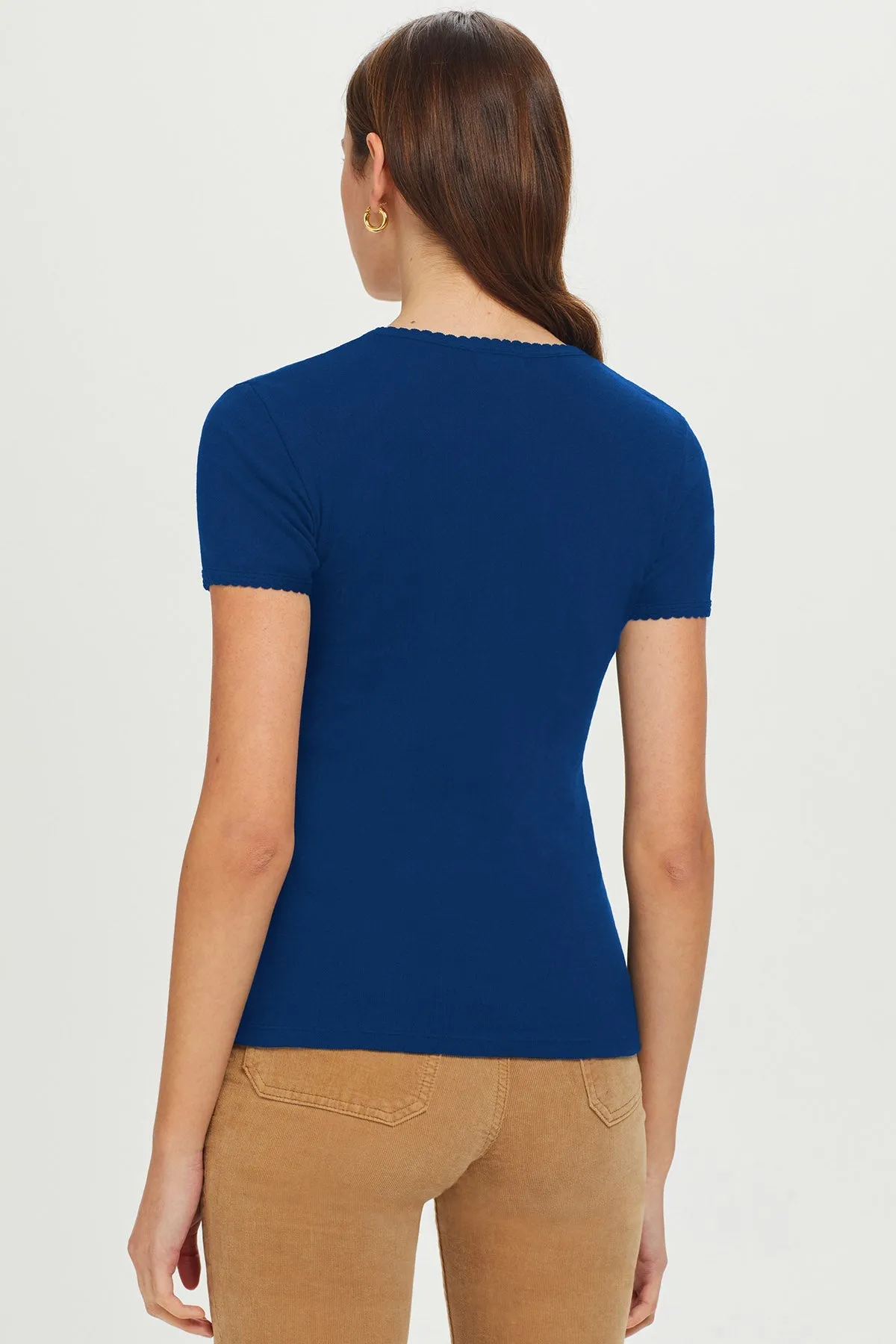 Pointelle Tee sold by Goldie Tees product image thumbnail 2