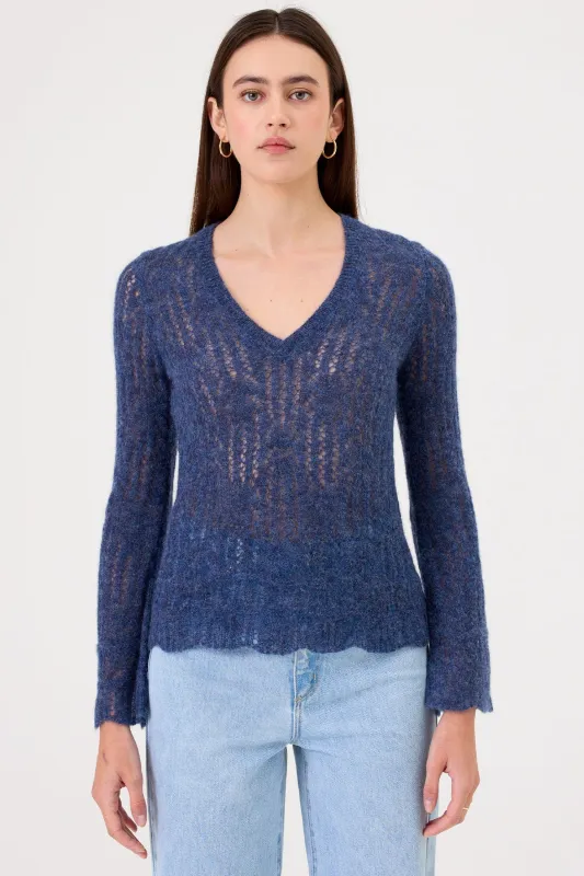 Aurora V Neck Sweater sold by Goldie Tees