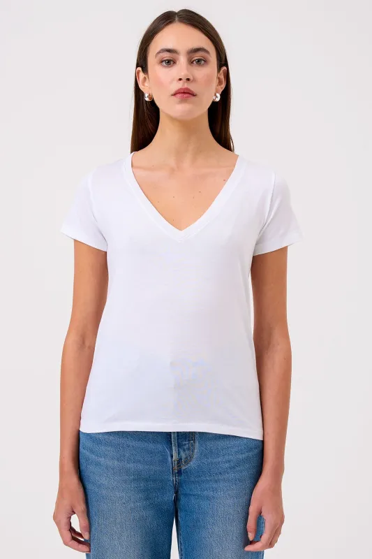 Cleo V Neck Tee sold by Goldie Tees