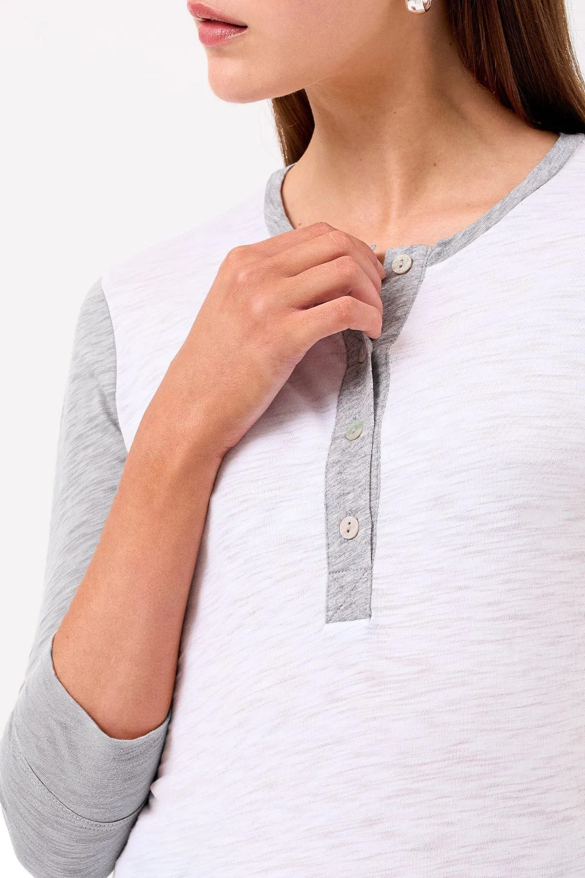 Hailey Henley sold by Goldie Tees product image thumbnail 4