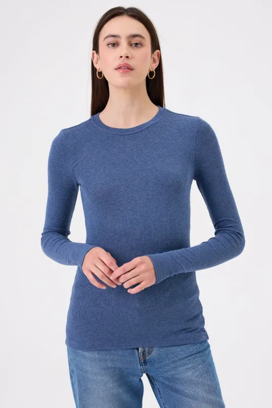 Ribbed Long Sleeve Tee sold by Goldie Tees