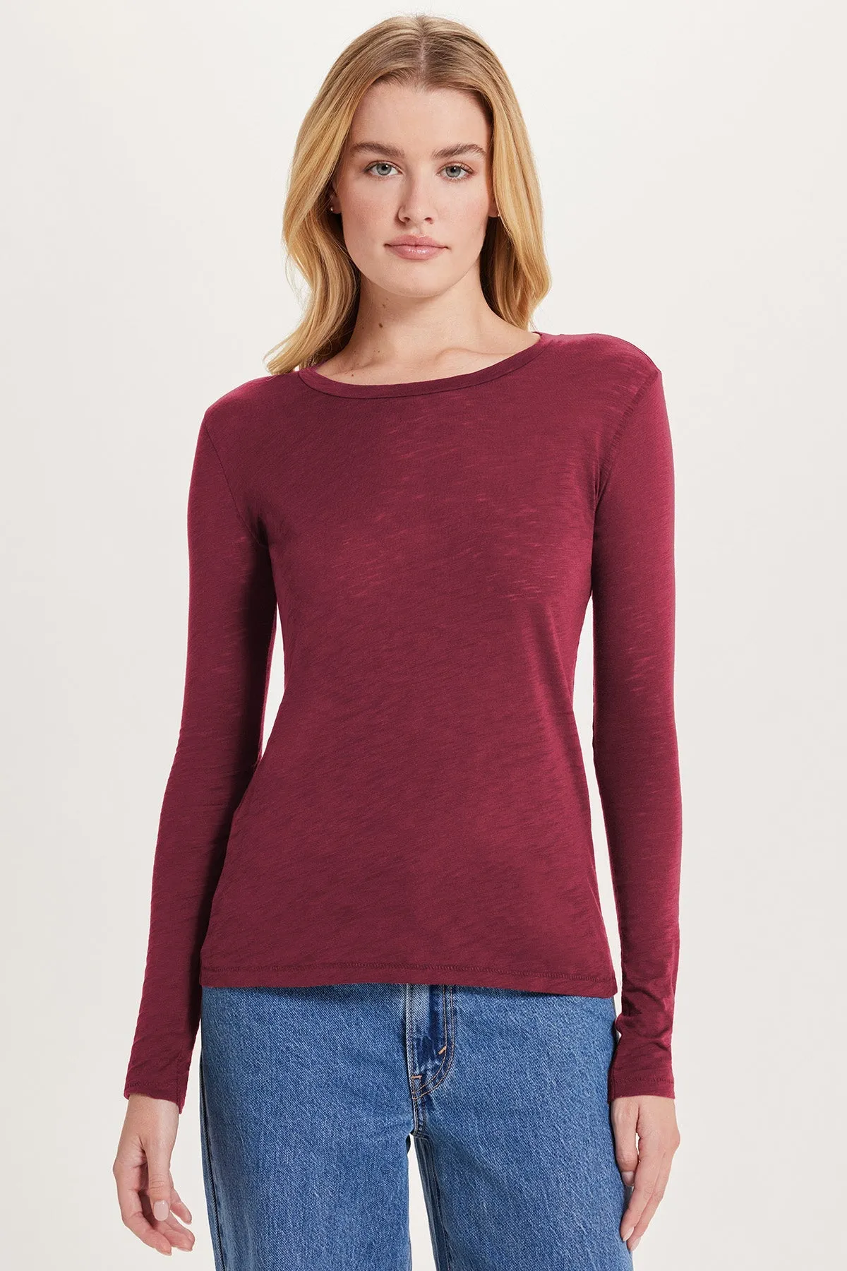 Signature Slub Long Sleeve Tee sold by Goldie Tees product image thumbnail 4