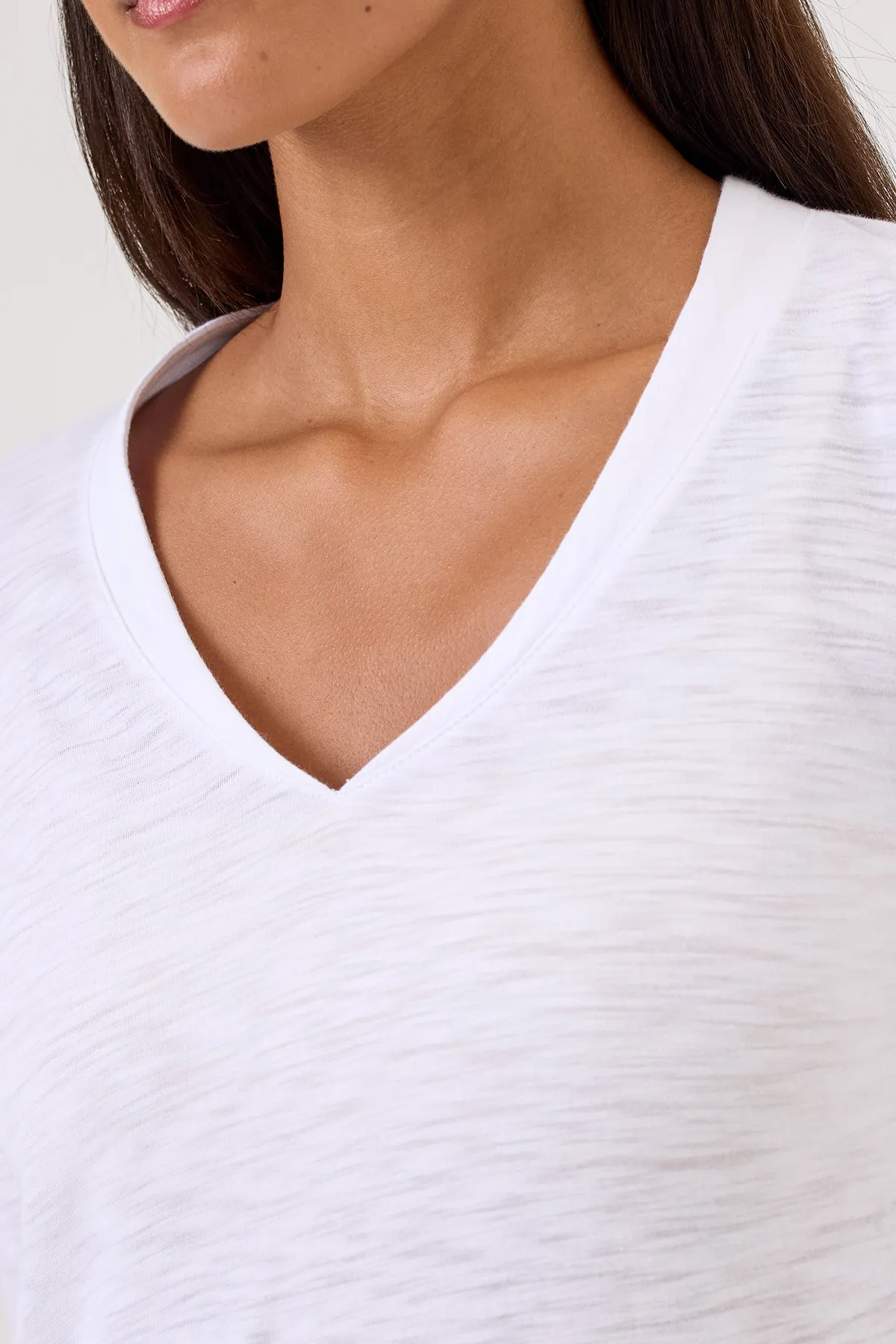 Serenity Long Sleeve V Neck Tee sold by Goldie Tees product image thumbnail 4