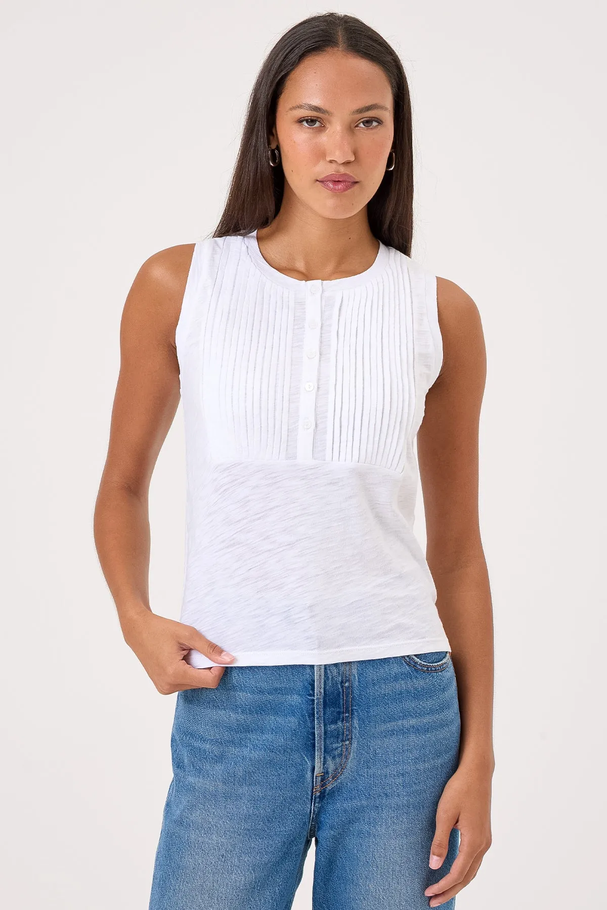 Ava Henley Tank sold by Goldie Tees