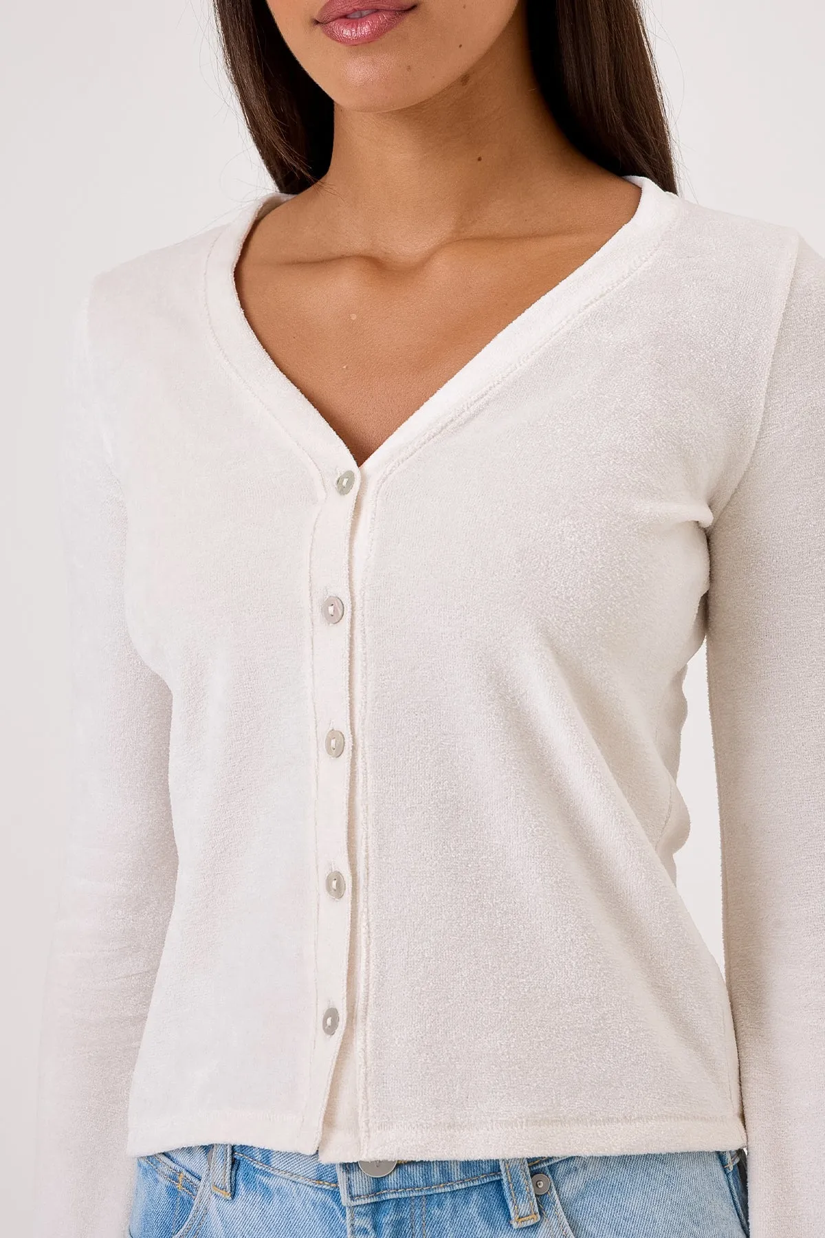 Velour Crush Cardigan sold by Goldie Tees product image thumbnail 3