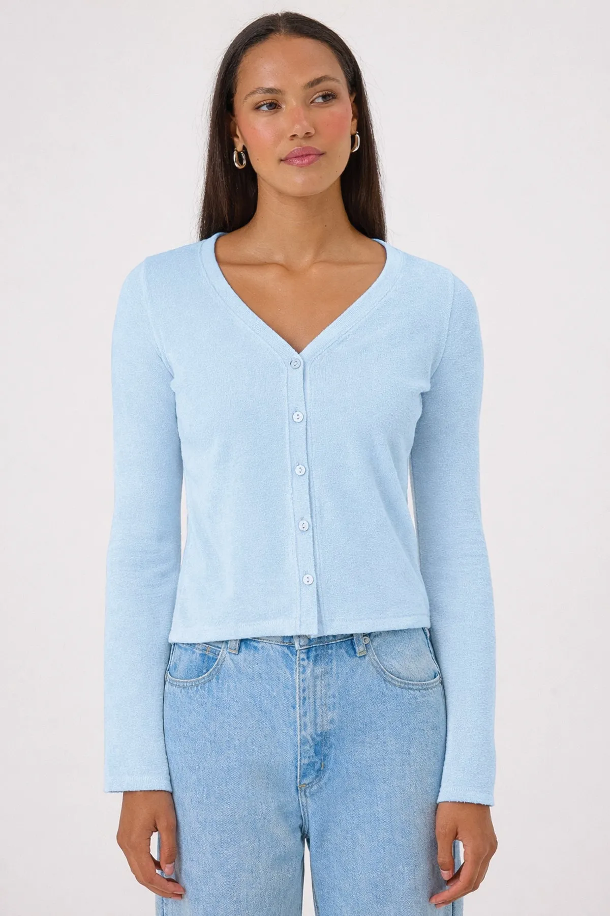 Velour Crush Cardigan sold by Goldie Tees product image thumbnail 5