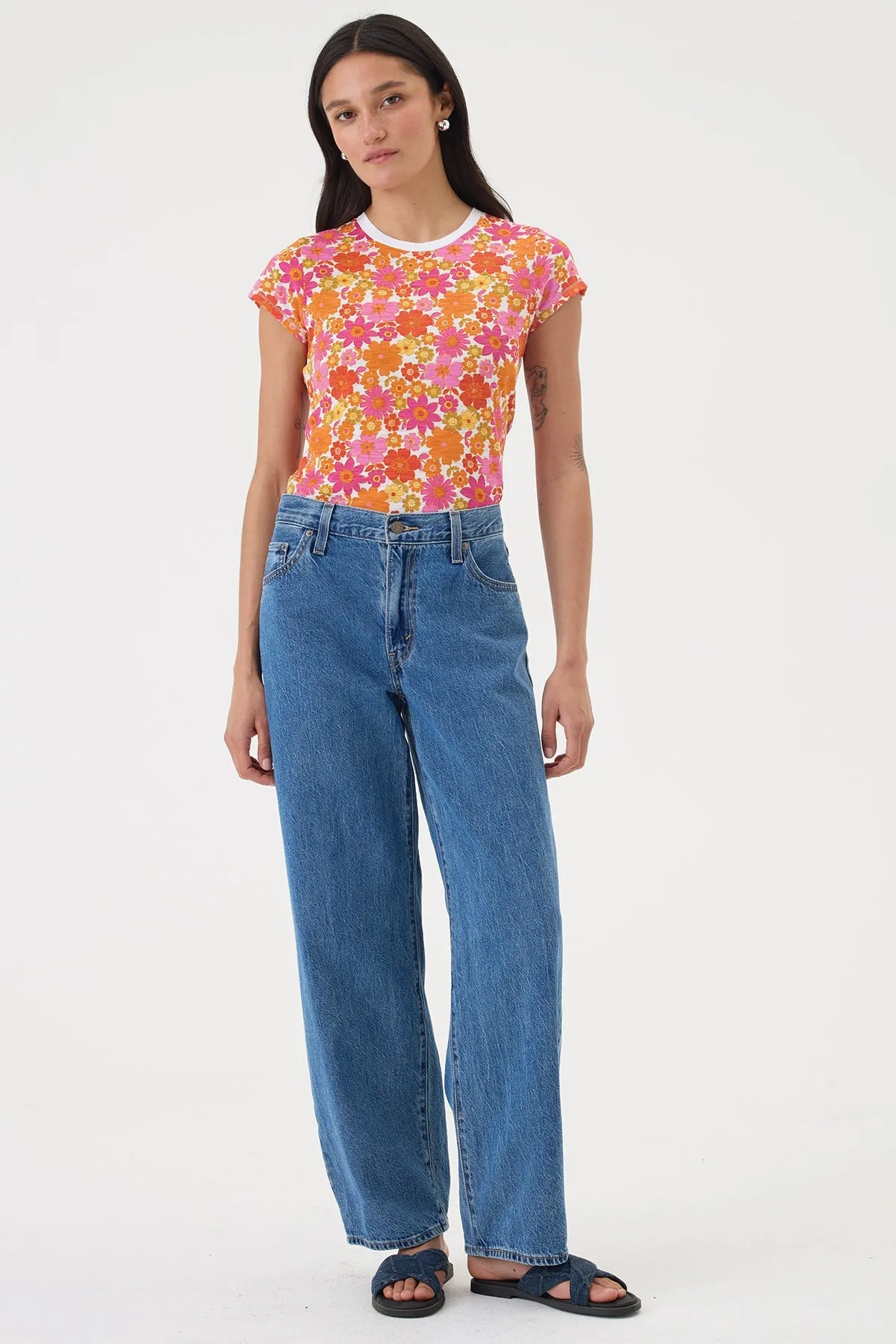 Summer Crush Ringer Tee sold by Goldie Tees product image thumbnail 2