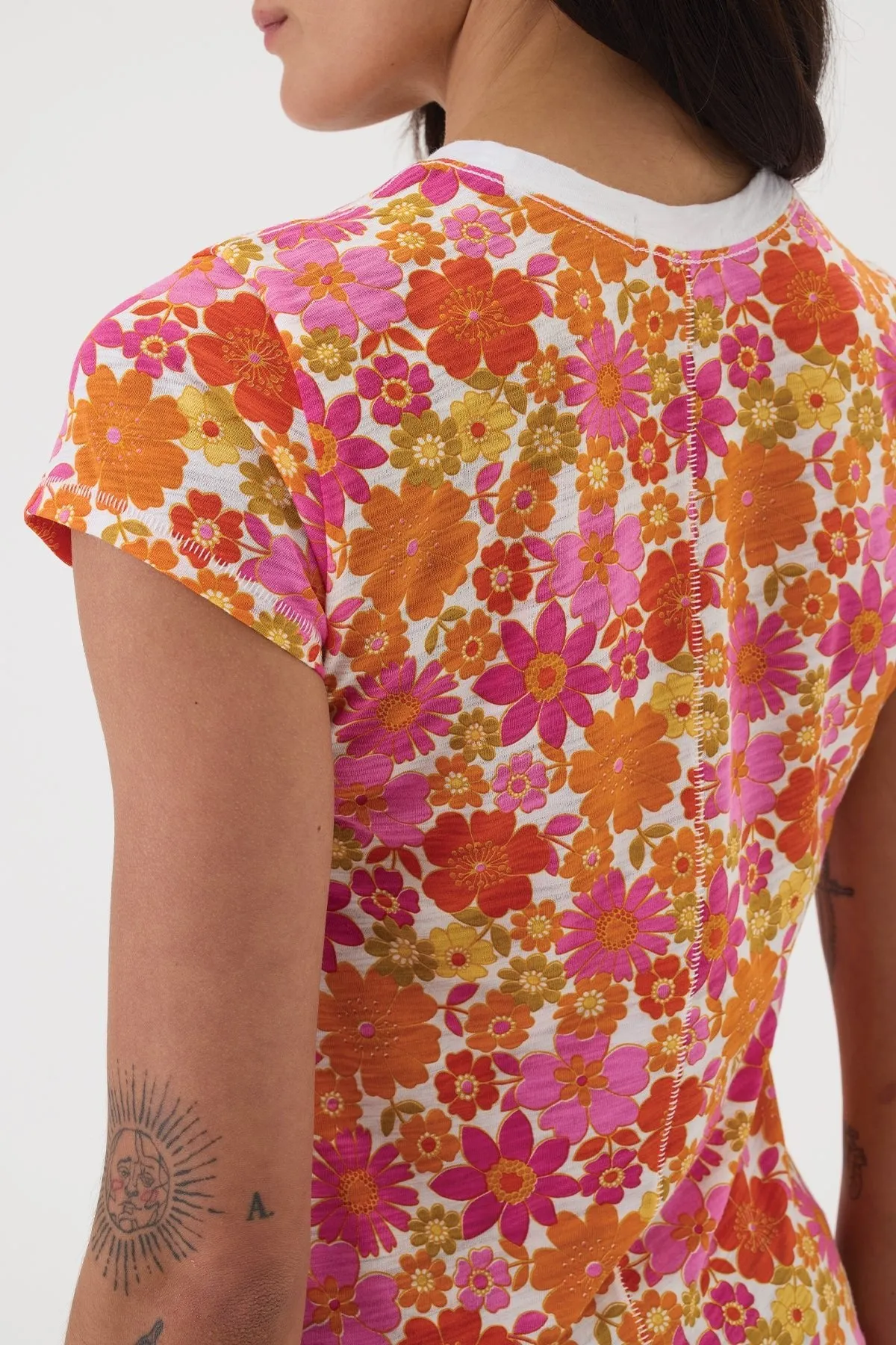 Summer Crush Ringer Tee sold by Goldie Tees product image thumbnail 4