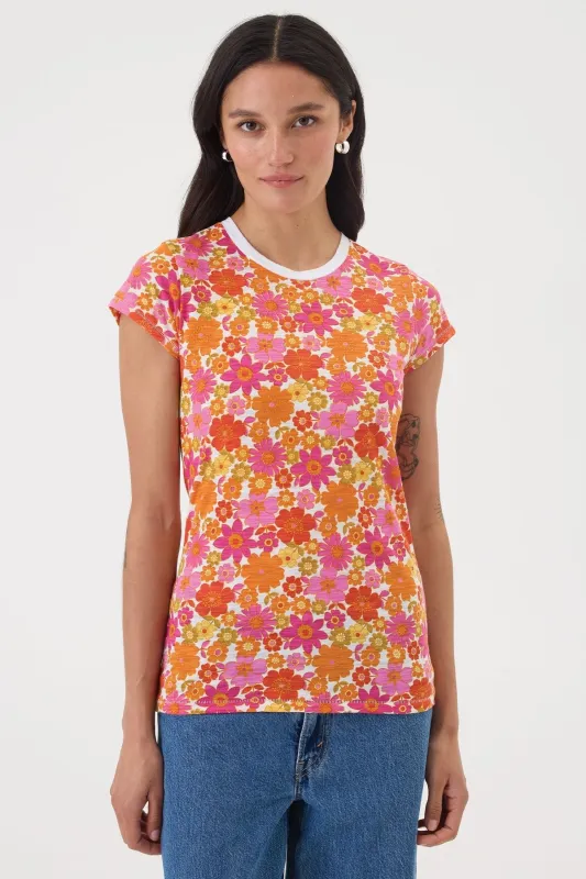 Summer Crush Ringer Tee made by Goldie Tees