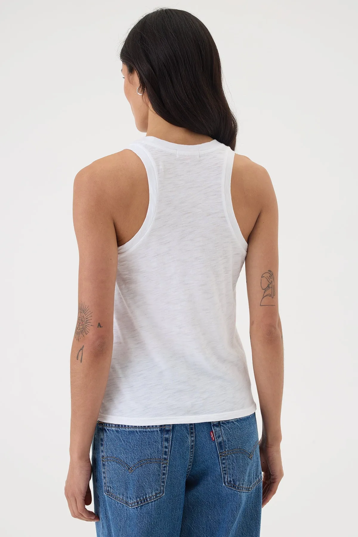 Signature Slub Racerback Tank sold by Goldie Tees product image thumbnail 3