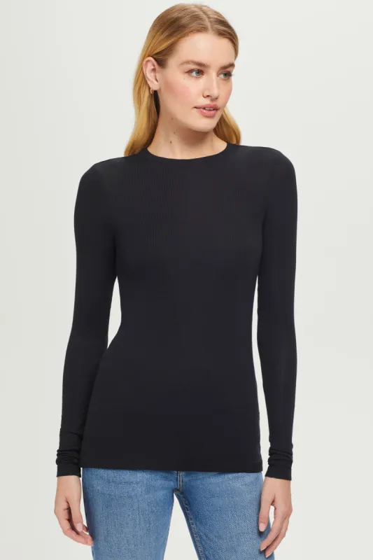 Ribbed Long Sleeve Tee sold by Goldie Tees