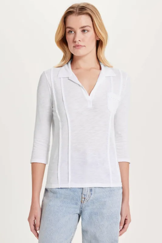 Running Stitch Polo Shirt sold by Goldie Tees