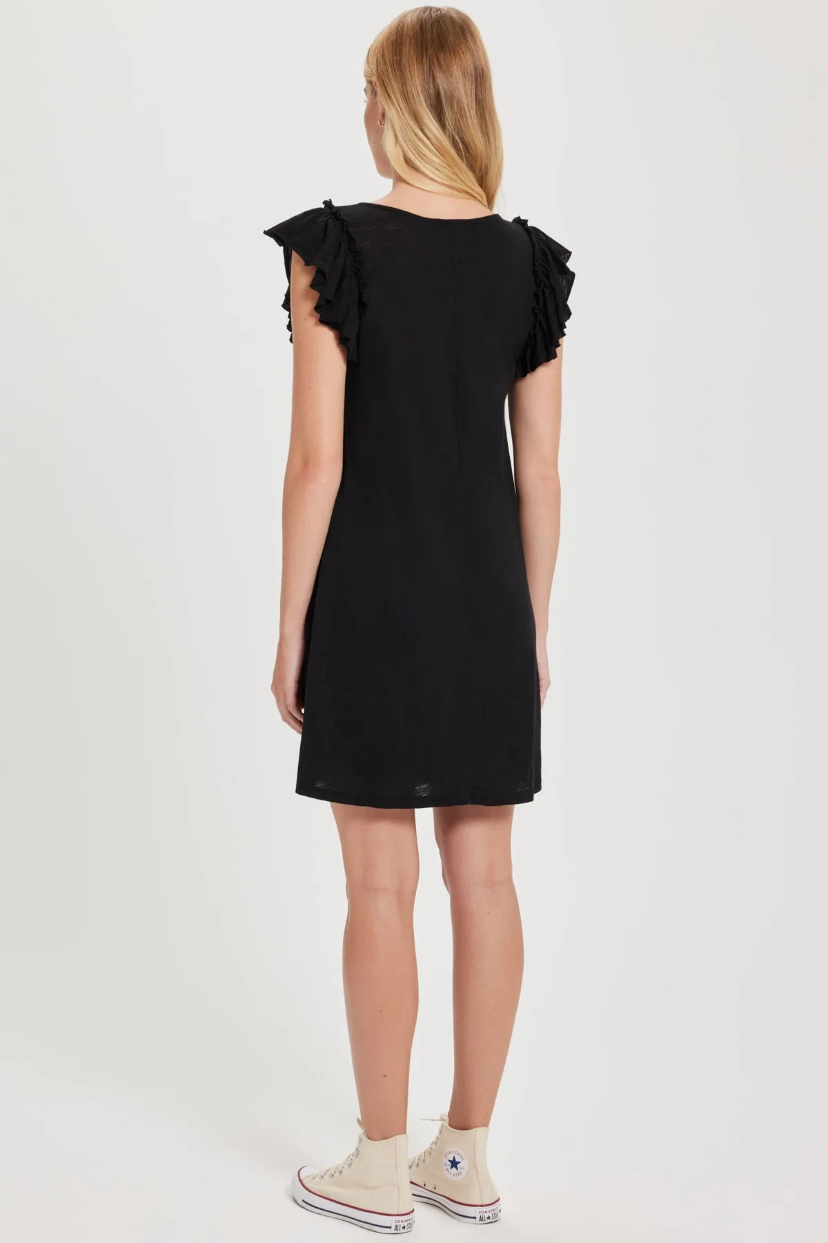 Sofia Ruffle Sleeve Dress sold by Goldie Tees product image thumbnail 3