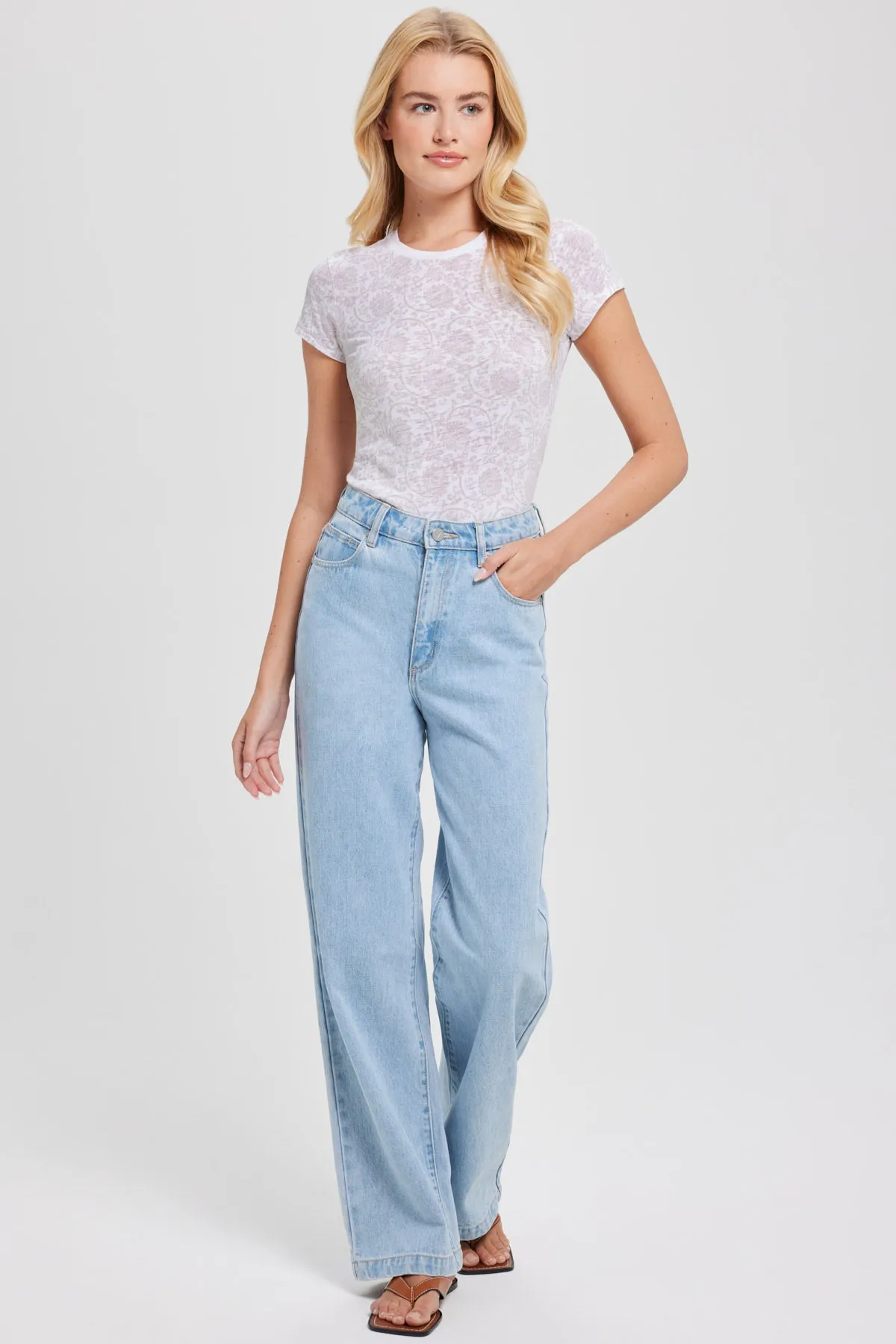 Spring Rose Ringer Tee sold by Goldie Tees product image thumbnail 2