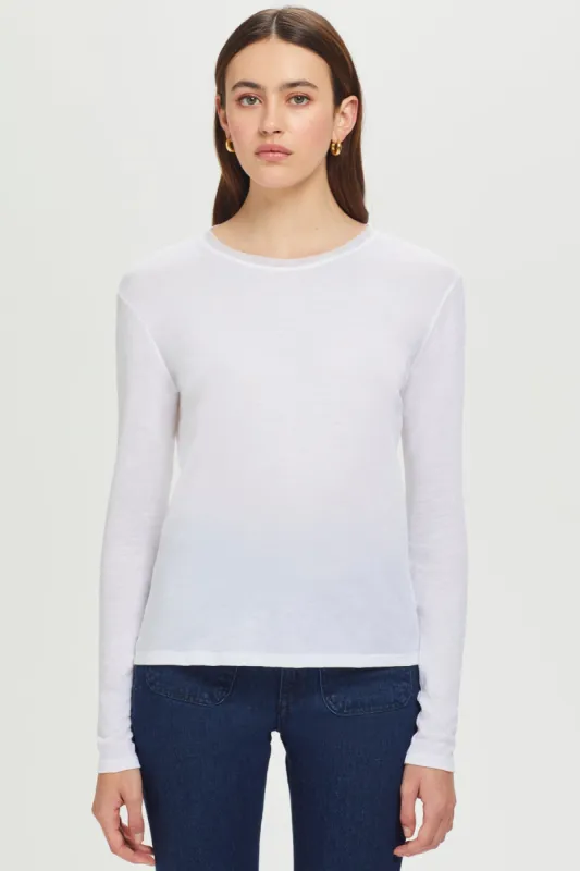 Organic Long Sleeve Mesh Ringer Tee sold by Goldie Tees