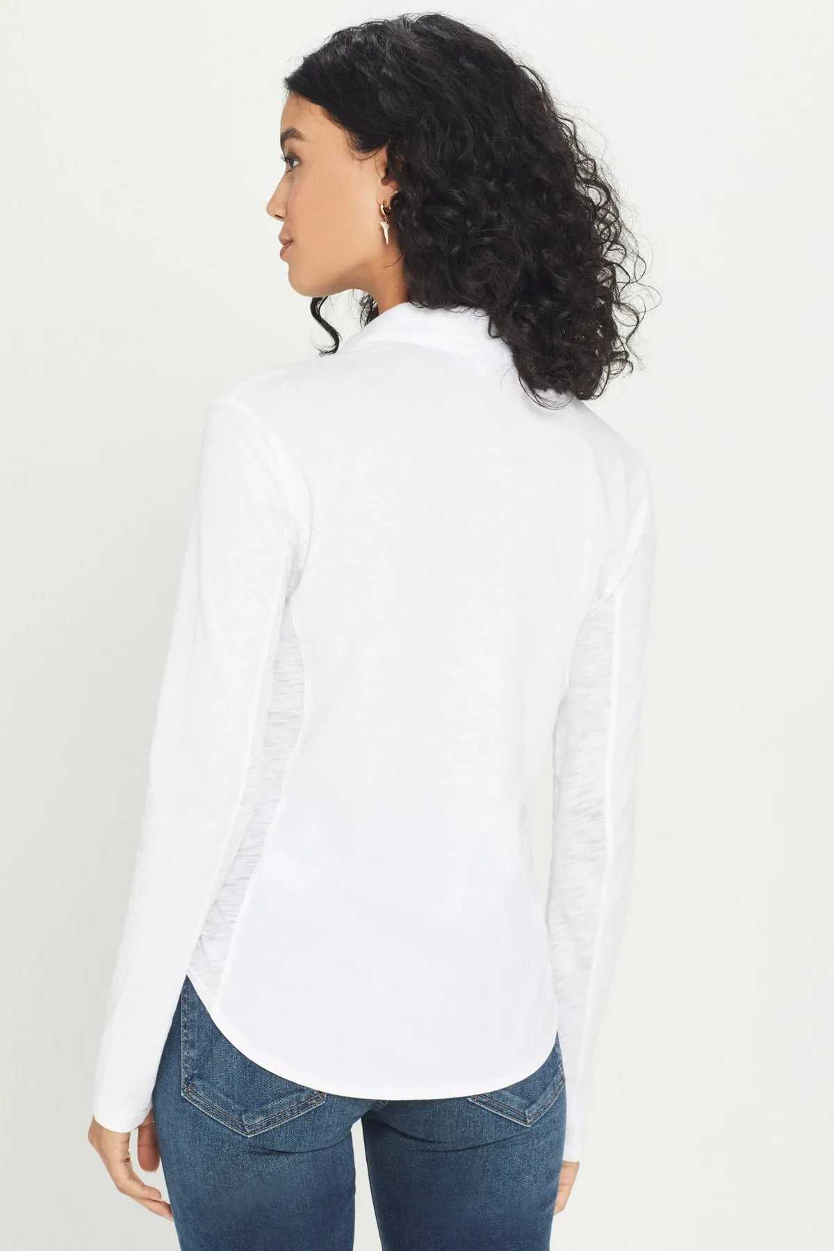 Jersey + Slub Button Down Shirt sold by Goldie Tees product image thumbnail 3