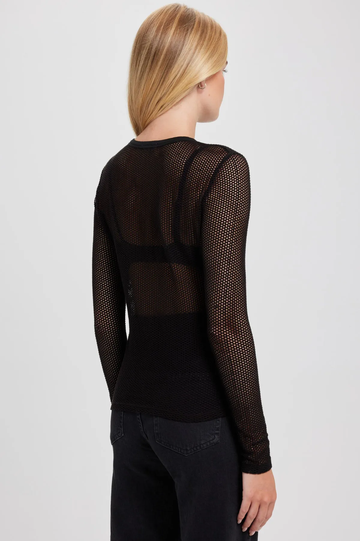 Aubrey Fishnet Top sold by Goldie Tees product image thumbnail 4
