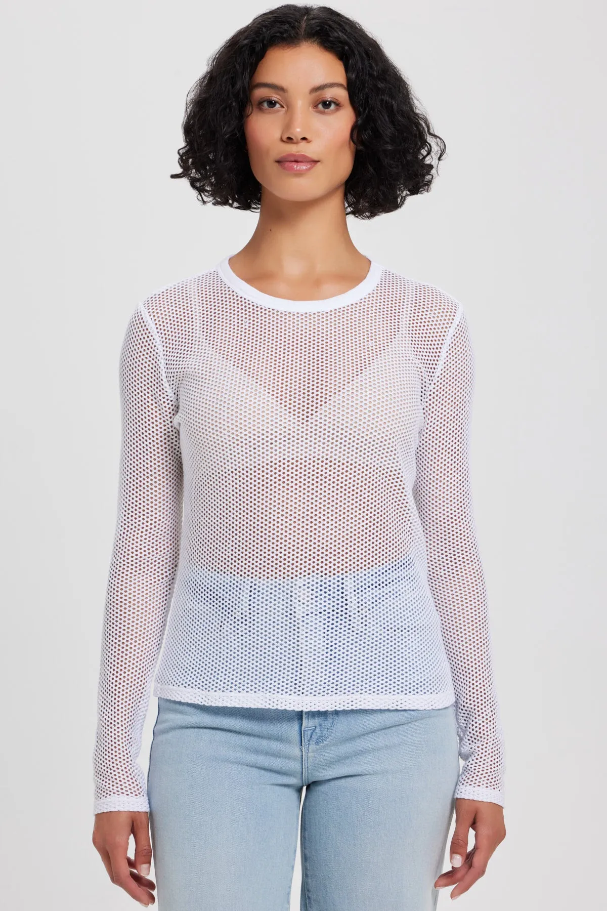 Aubrey Fishnet Top sold by Goldie Tees product image thumbnail 5