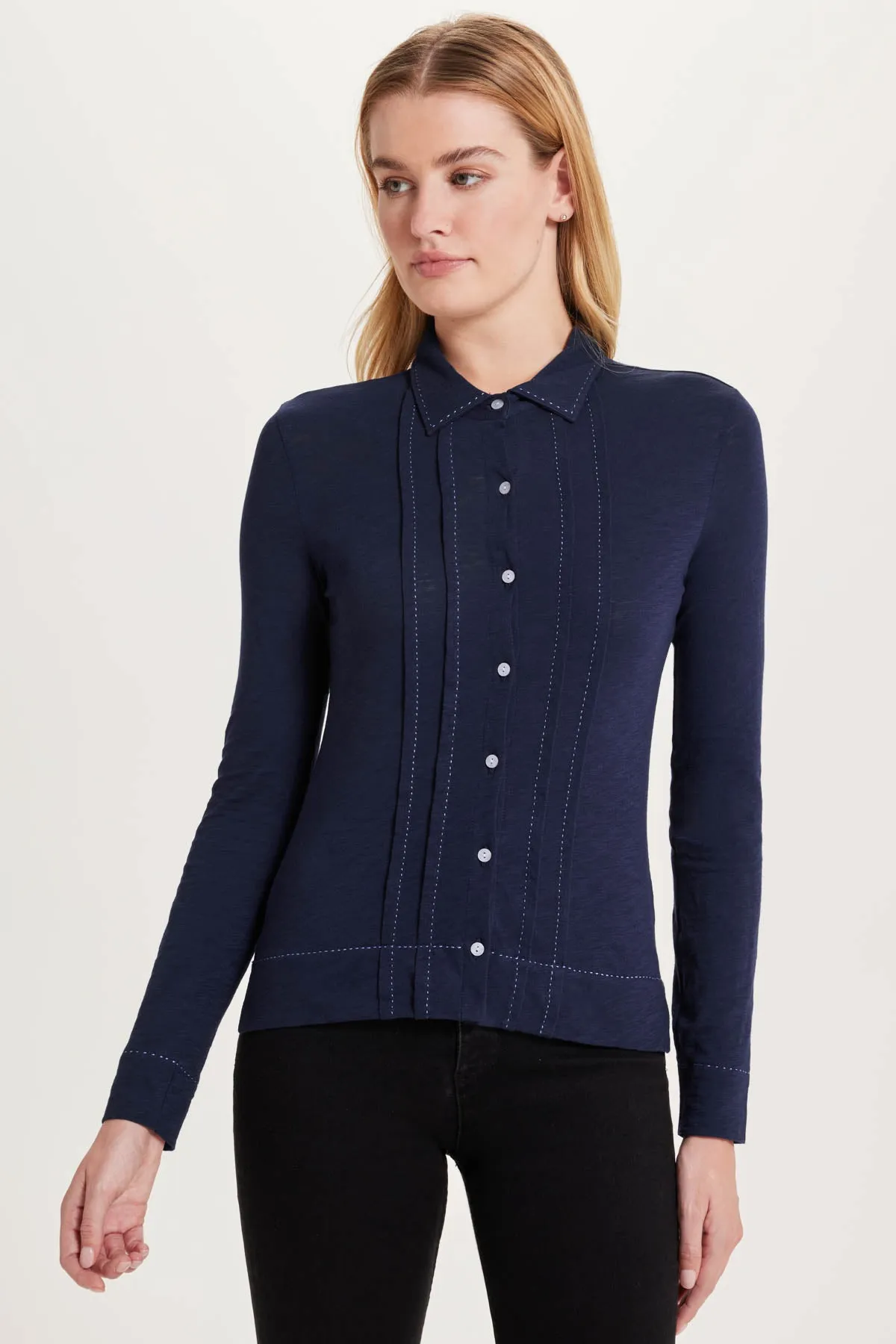 Running Stitch Classic Shirt sold by Goldie Tees product image thumbnail 5