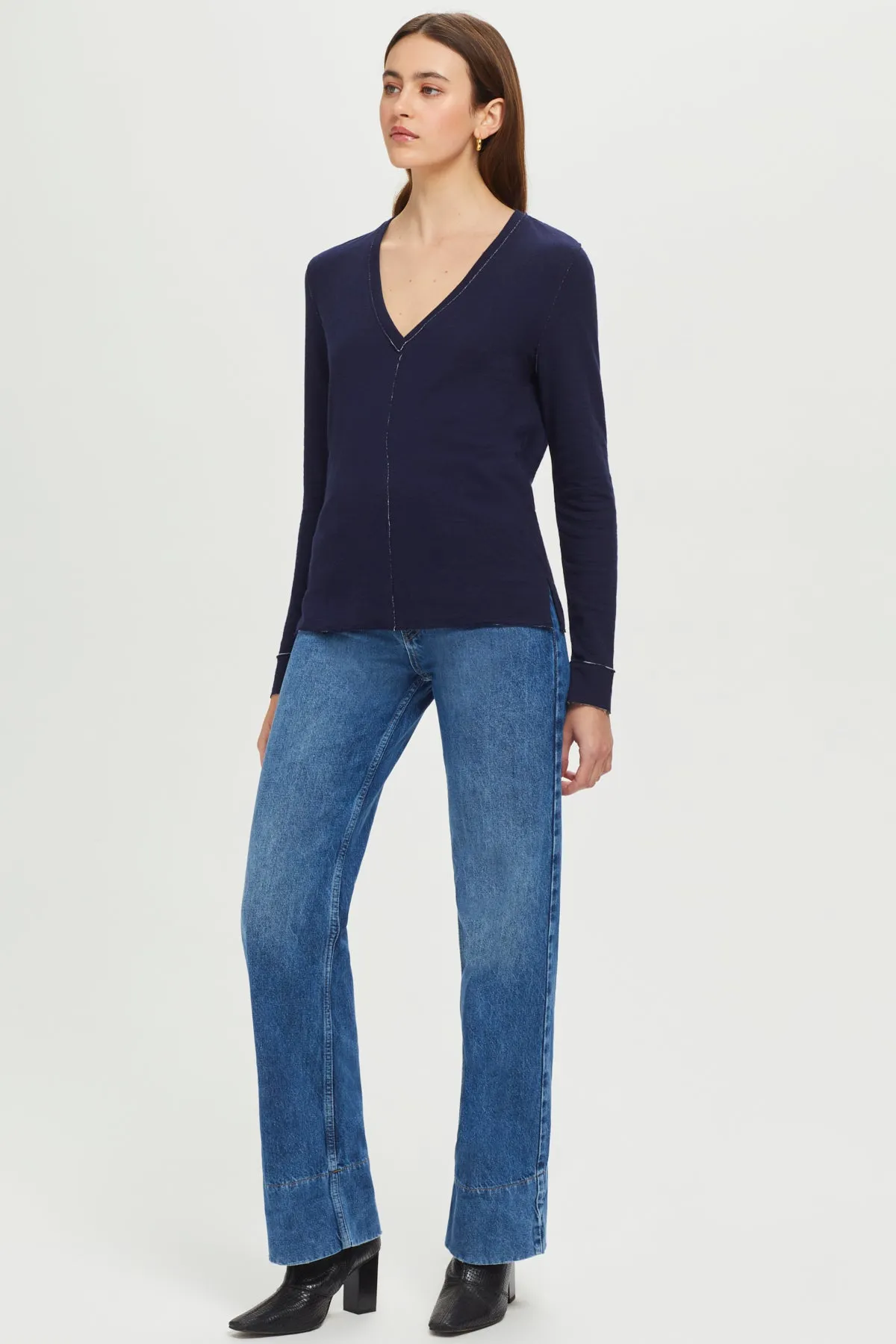 Stella V Neck Top sold by Goldie Tees product image thumbnail 2