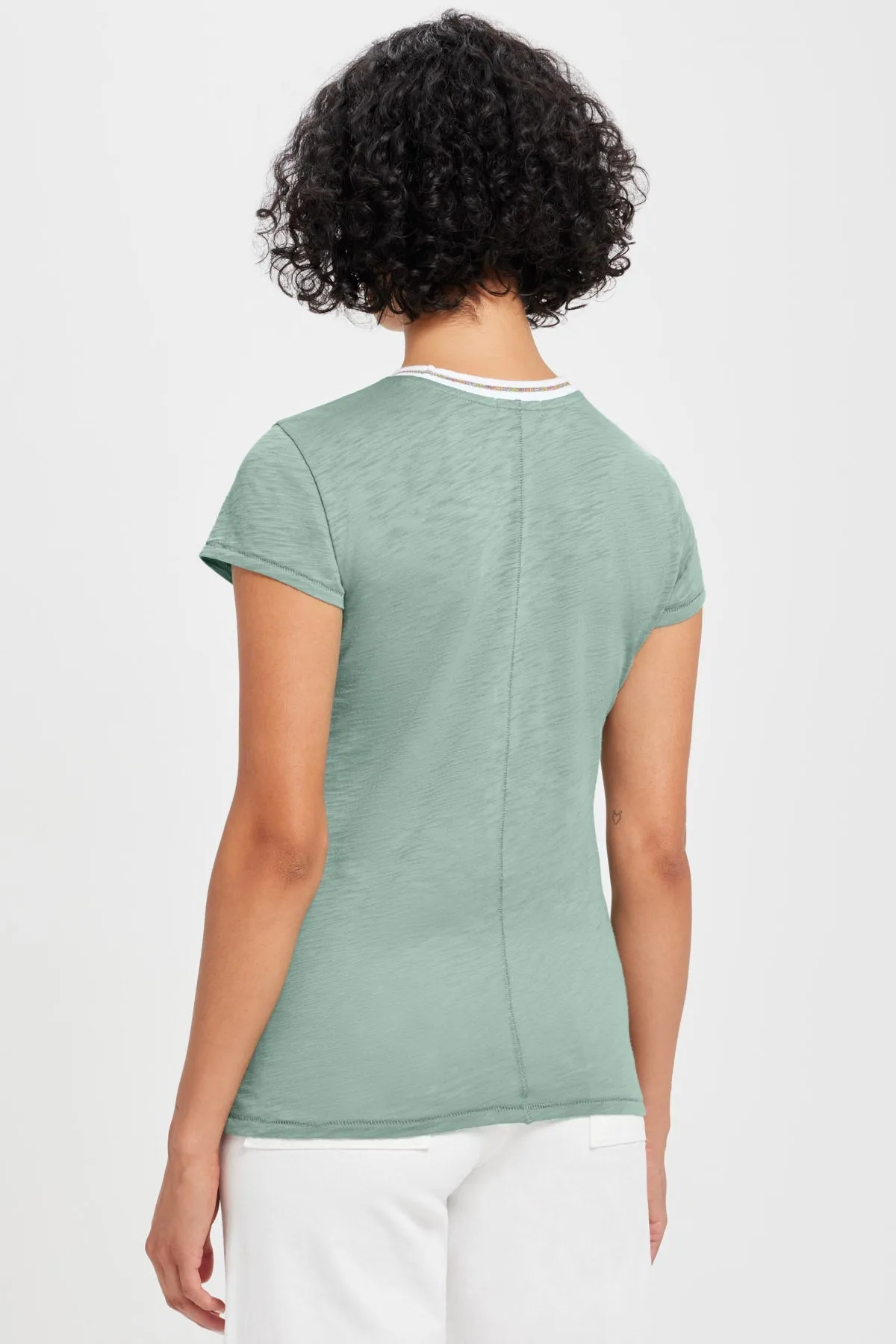 Pavé Ringer Tee sold by Goldie Tees product image thumbnail 4