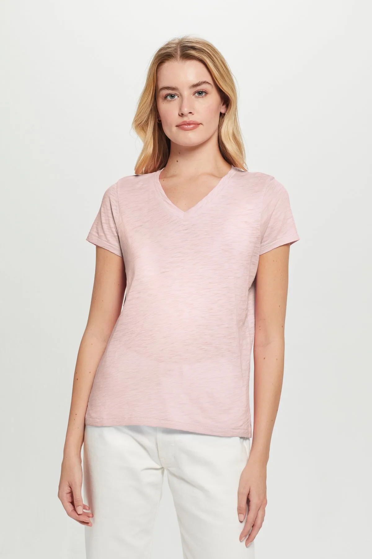 Signature Slub V Neck Boy Tee sold by Goldie Tees