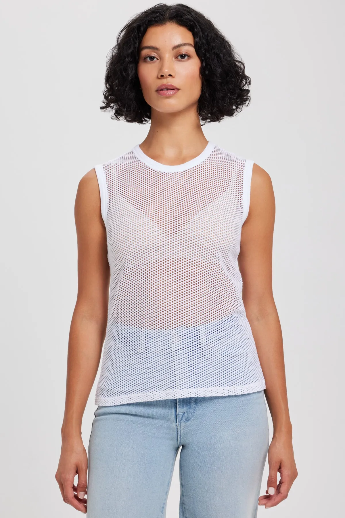 Serena Fishnet Tank sold by Goldie Tees product image thumbnail 5