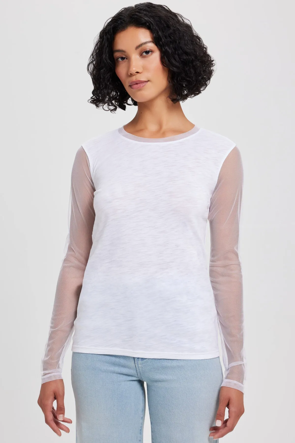 Tulle Long Sleeve Tee sold by Goldie Tees