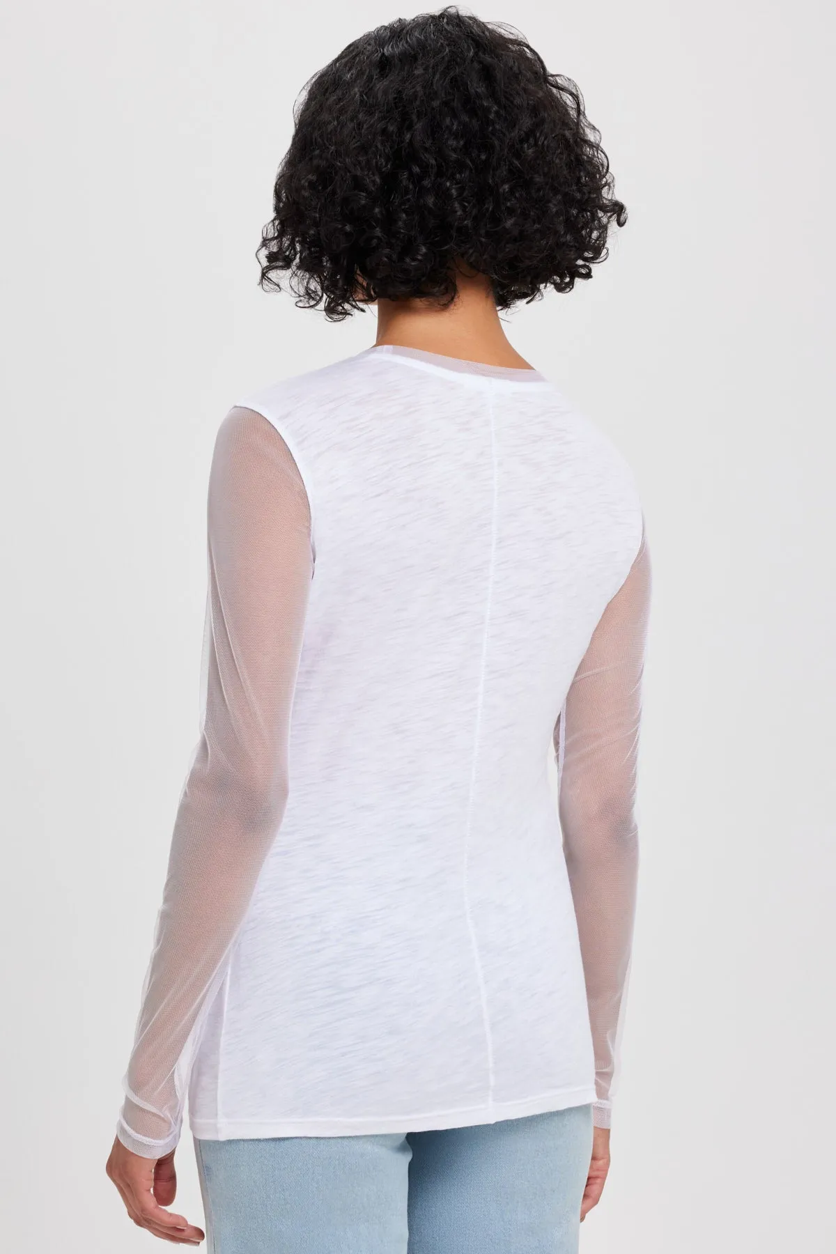 Tulle Long Sleeve Tee sold by Goldie Tees product image thumbnail 3