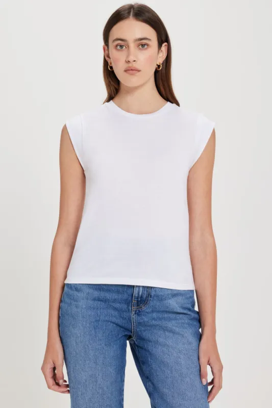Organic Cap Sleeve Tee sold by Goldie Tees