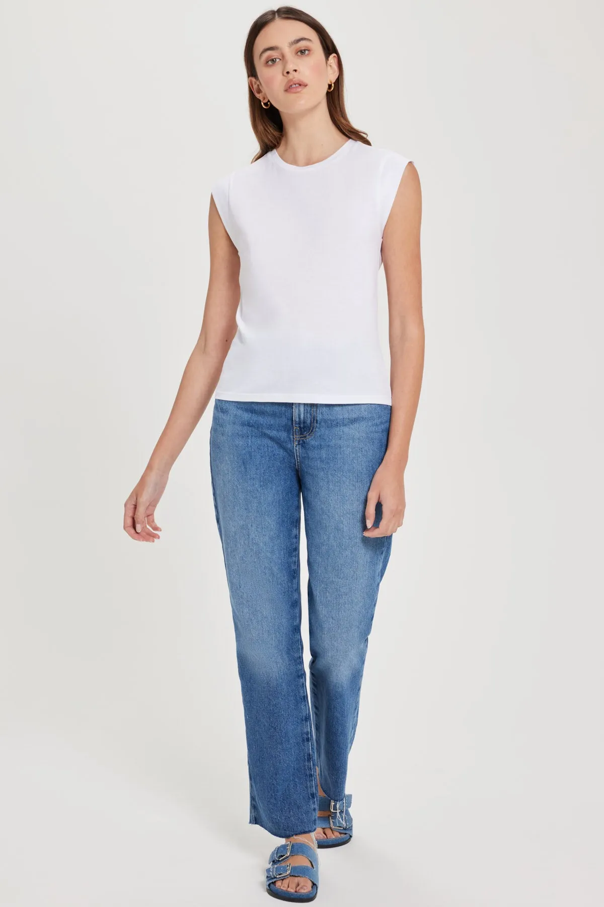 Organic Cap Sleeve Tee sold by Goldie Tees product image thumbnail 2