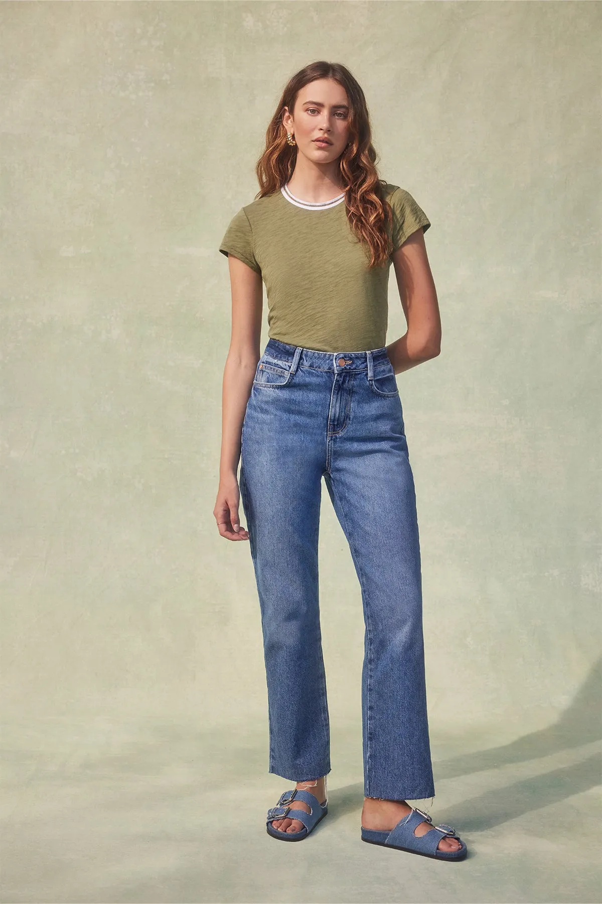 Vibrant Shimmer Tipped Ringer Tee sold by Goldie Tees product image thumbnail 5