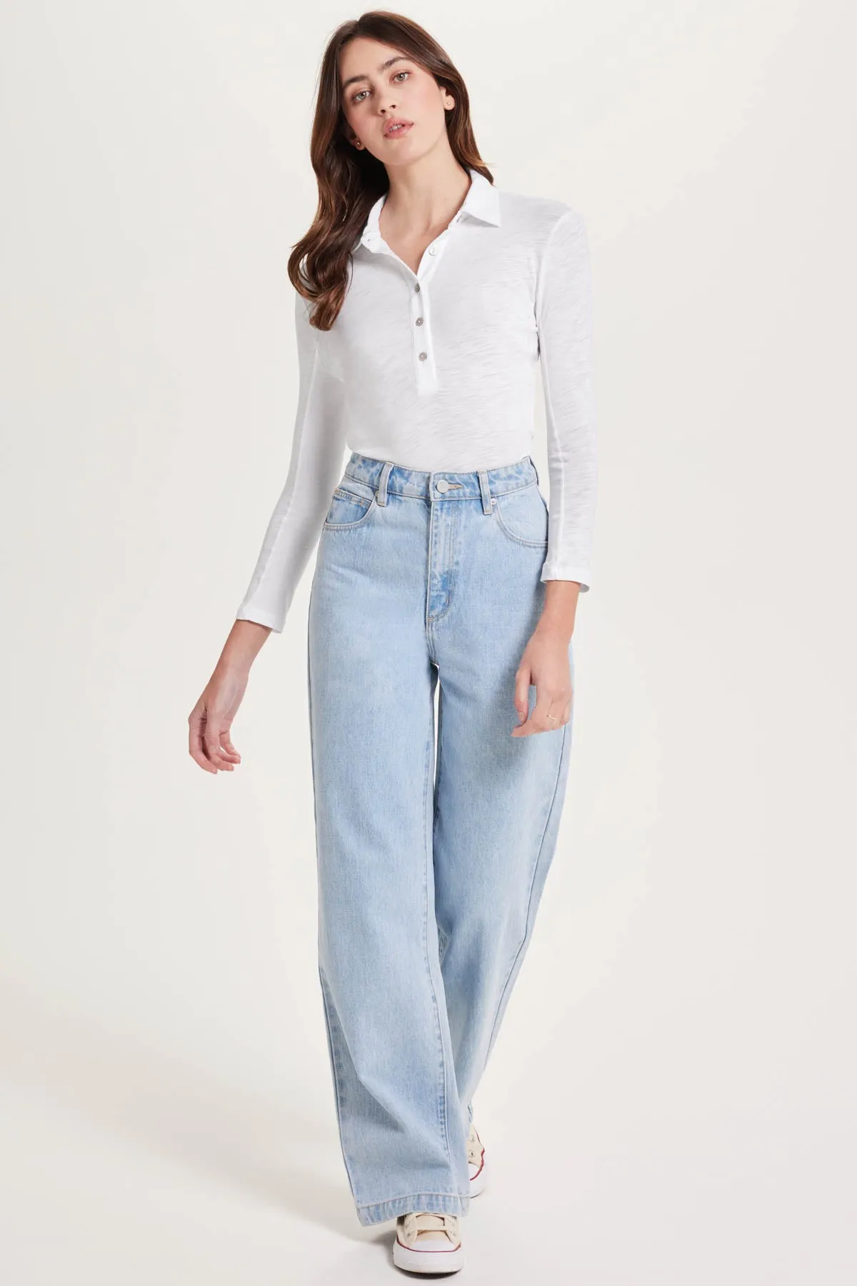 Slub + Jersey Polo Tee sold by Goldie Tees product image thumbnail 2