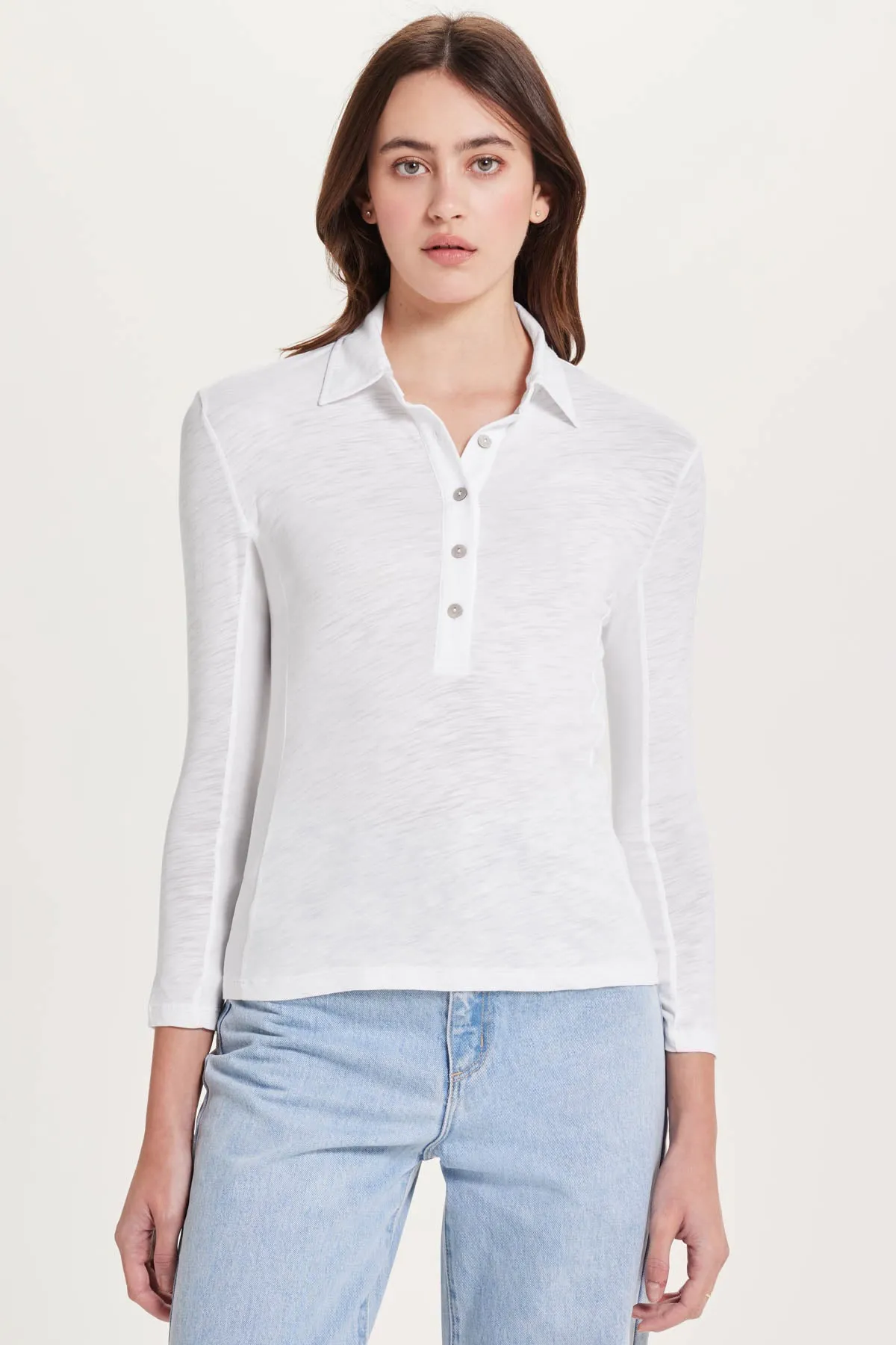 Slub + Jersey Polo Tee sold by Goldie Tees