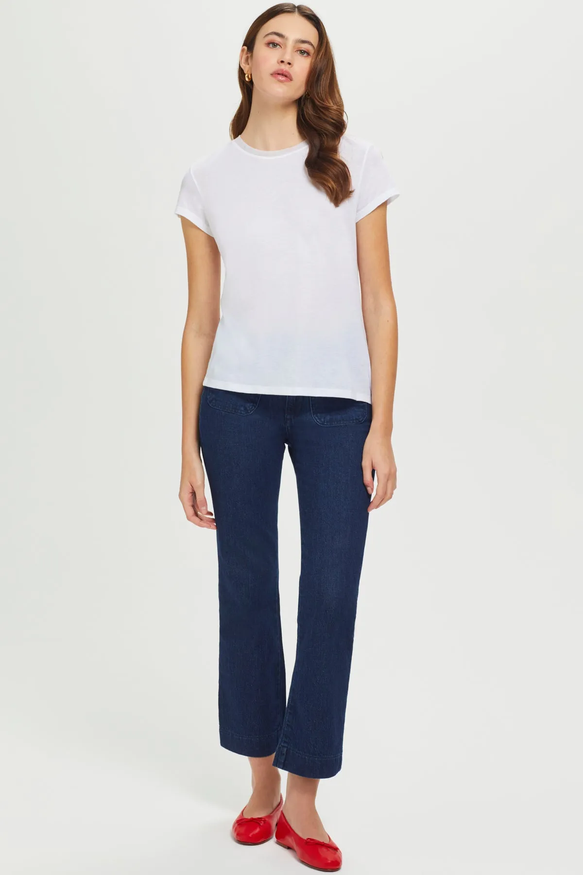 Organic Mesh Ringer Tee sold by Goldie Tees product image thumbnail 2