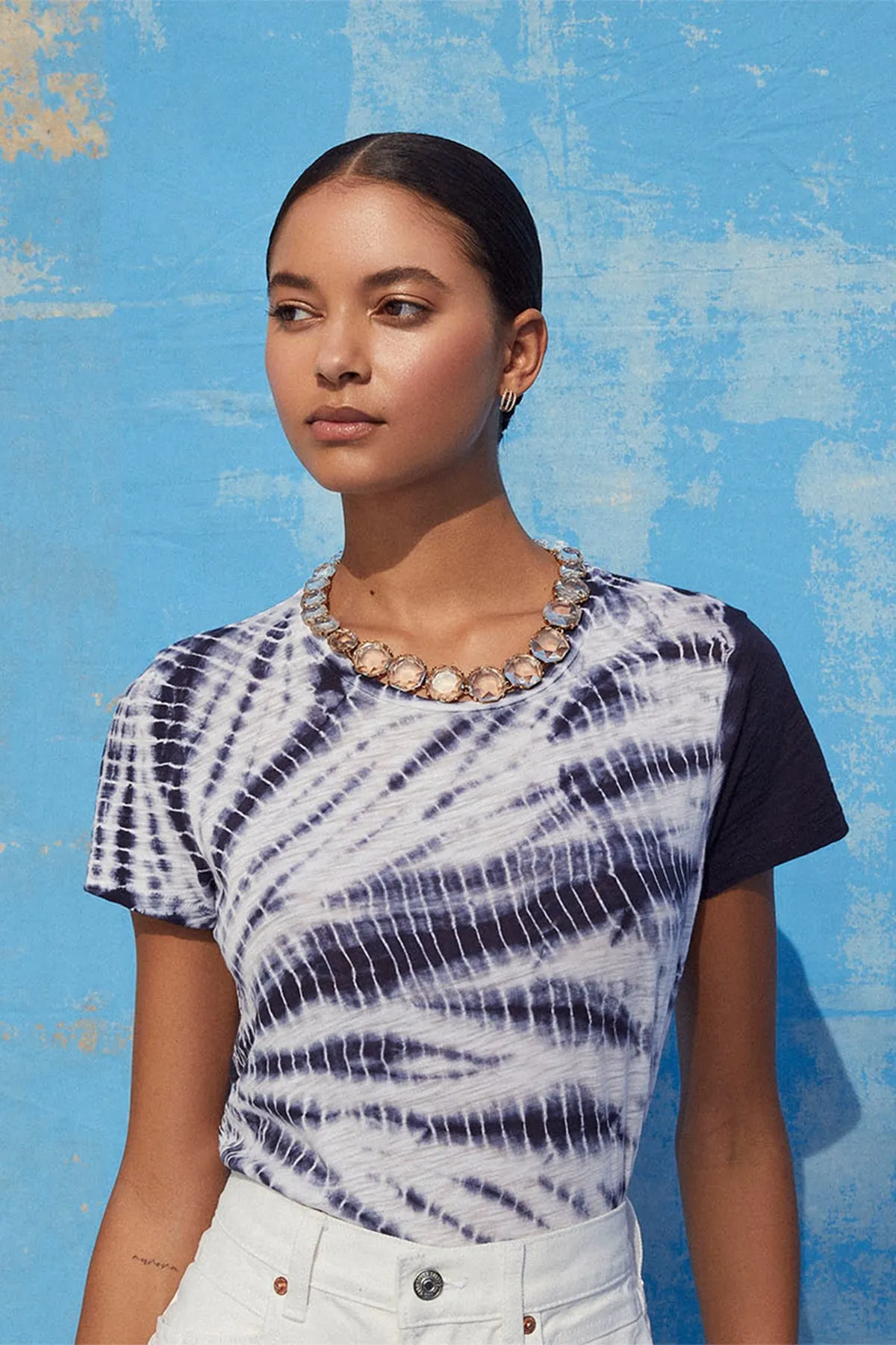 Meteor Tie Dye Boy Tee sold by Goldie Tees product image thumbnail 4