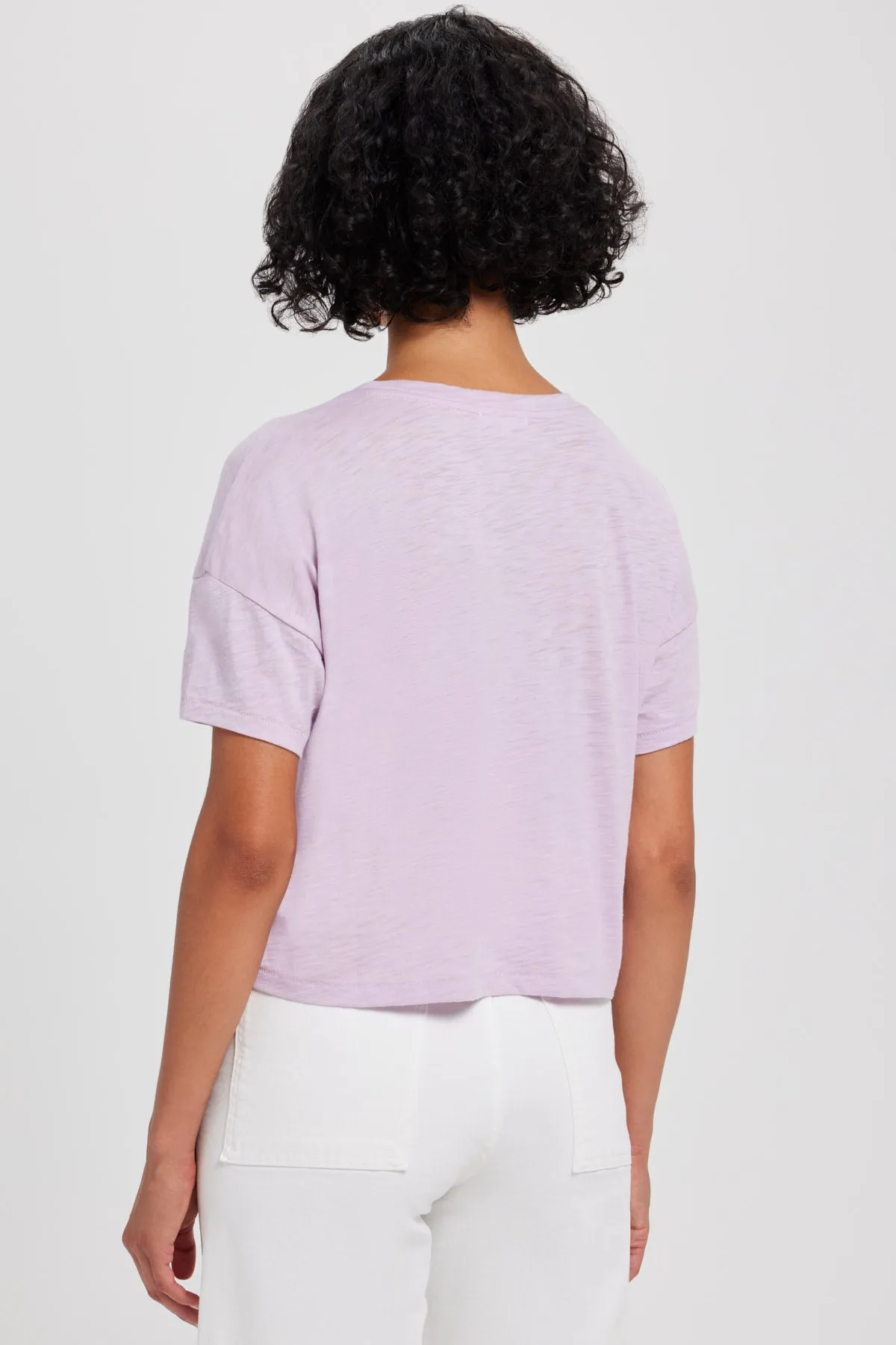 Signature Slub Crop Tee sold by Goldie Tees product image thumbnail 4