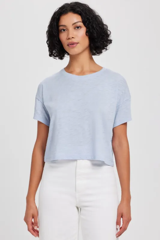 Signature Slub Crop Tee sold by Goldie Tees