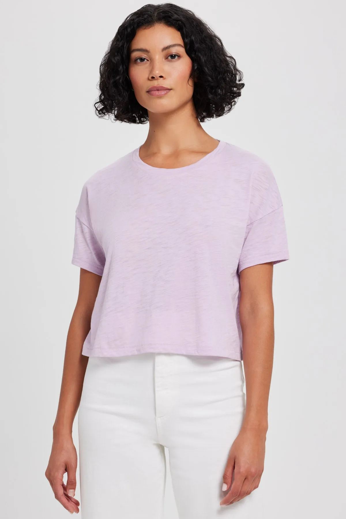 Signature Slub Crop Tee sold by Goldie Tees product image thumbnail 3