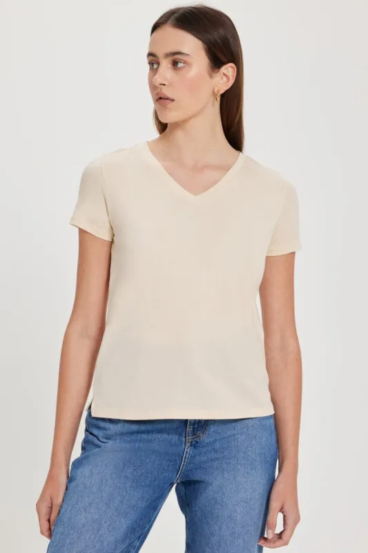 Organic V Neck Boy Tee sold by Goldie Tees
