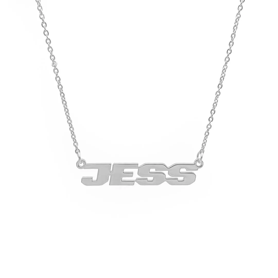 Action Custom Name Necklace sold by PRYA product image thumbnail 5