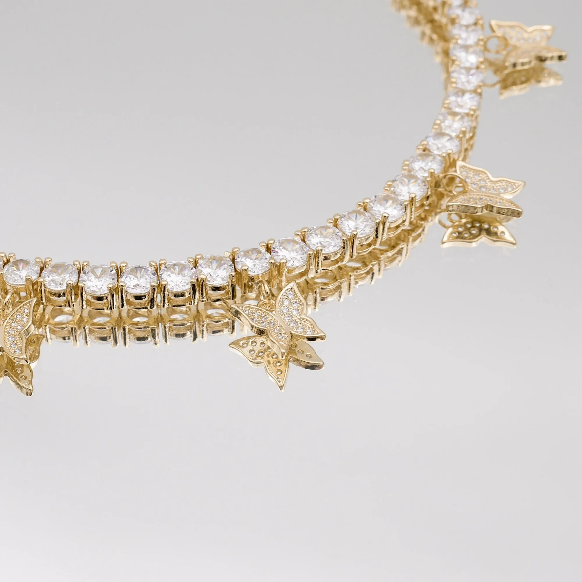 Butterfly Tennis CZ Choker | PRYA™ sold by PRYA product image thumbnail 4