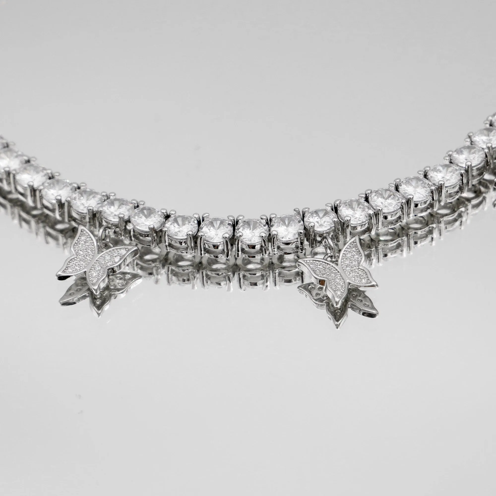 Butterfly Tennis CZ Choker | PRYA™ sold by PRYA product image thumbnail 3