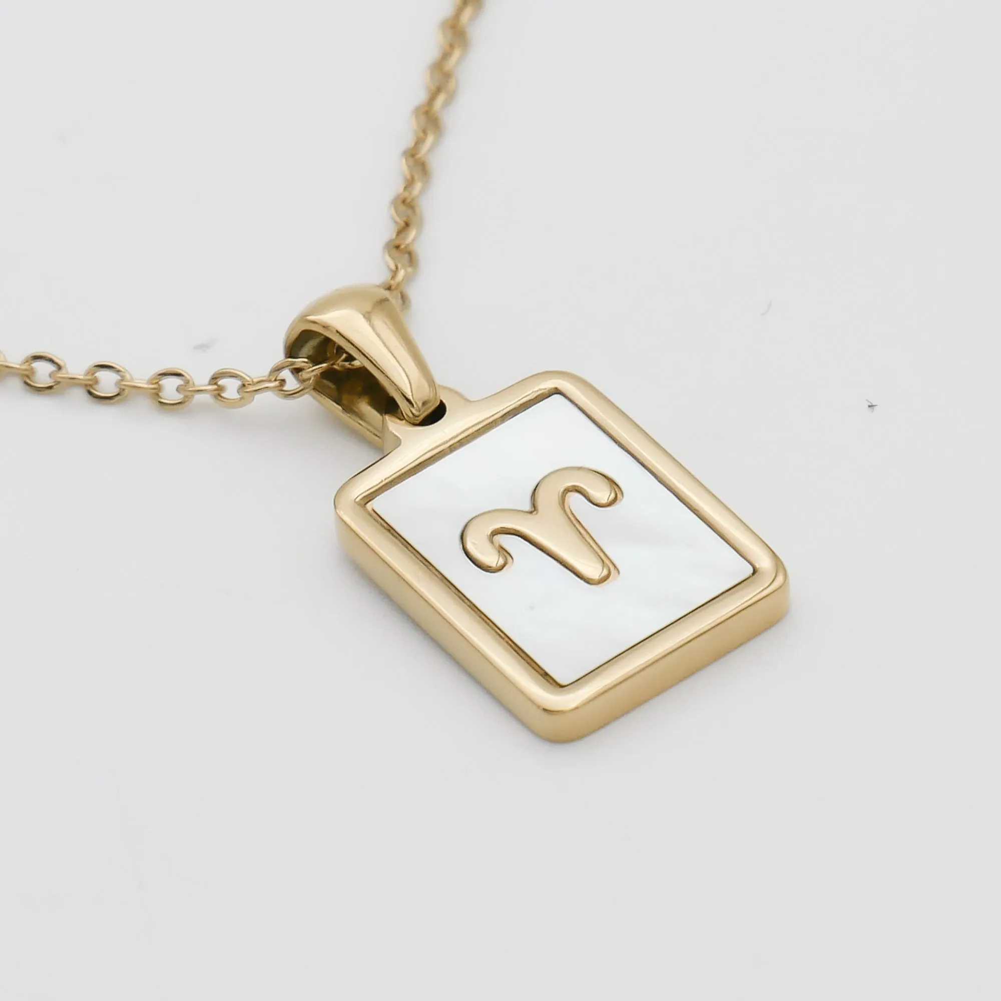 Opal Zodiac Symbol Necklace sold by PRYA product image thumbnail 2