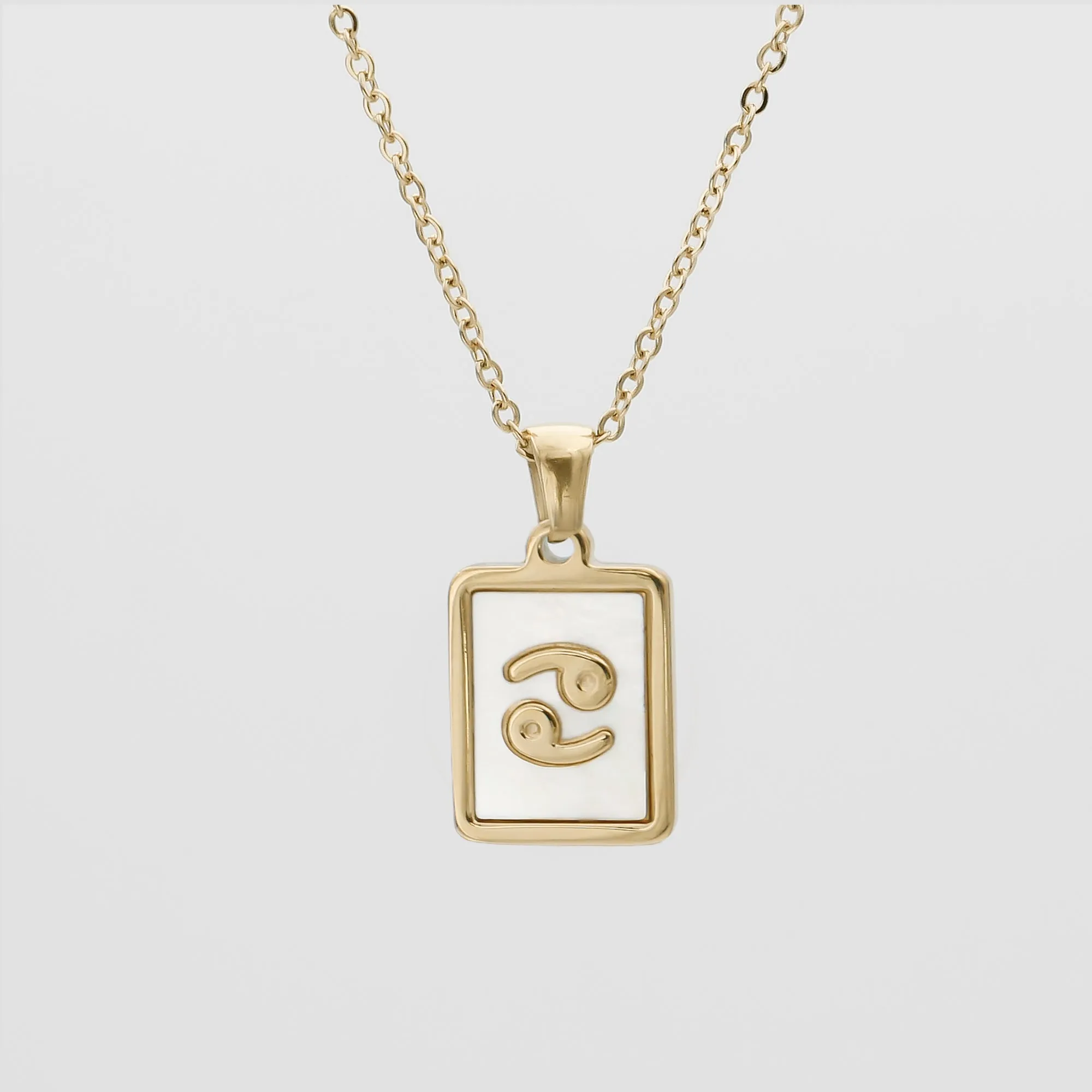 Opal Zodiac Symbol Necklace sold by PRYA product image thumbnail 5