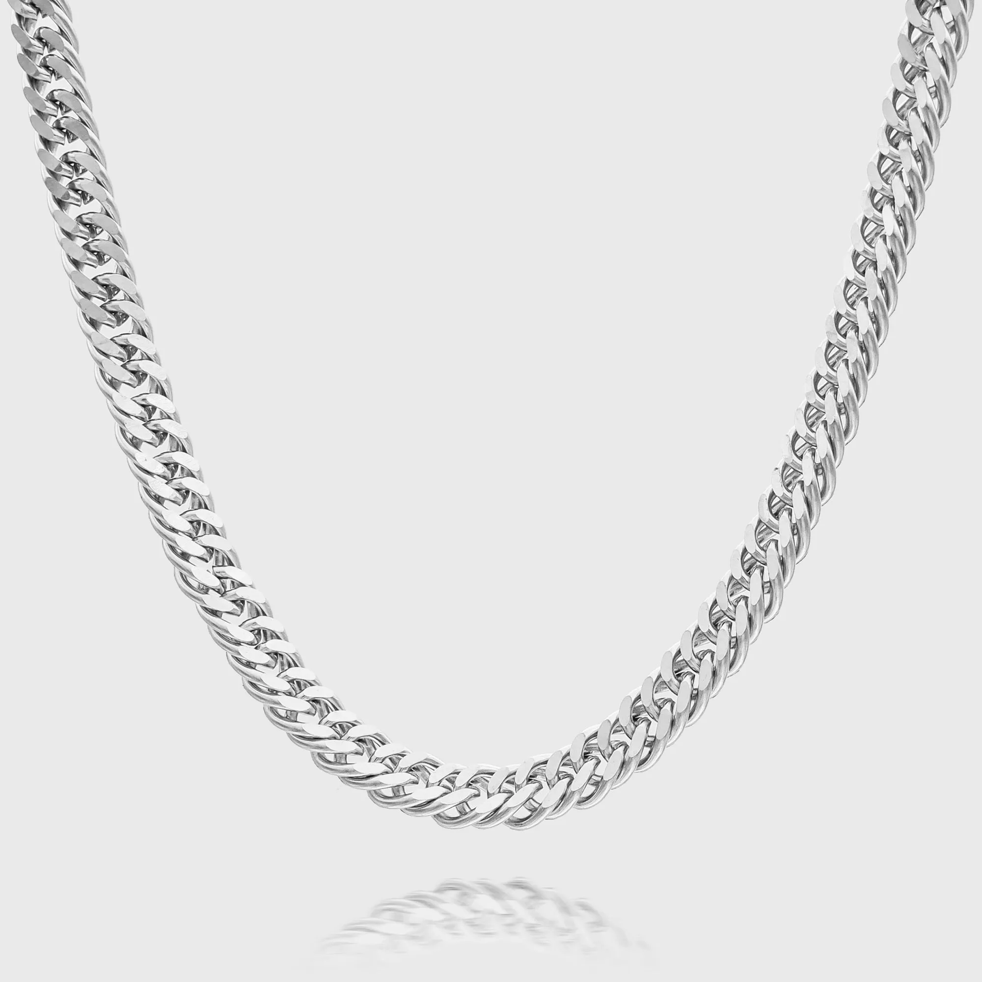 Double Link Curb Chain | Silver sold by PRYA product image thumbnail 2