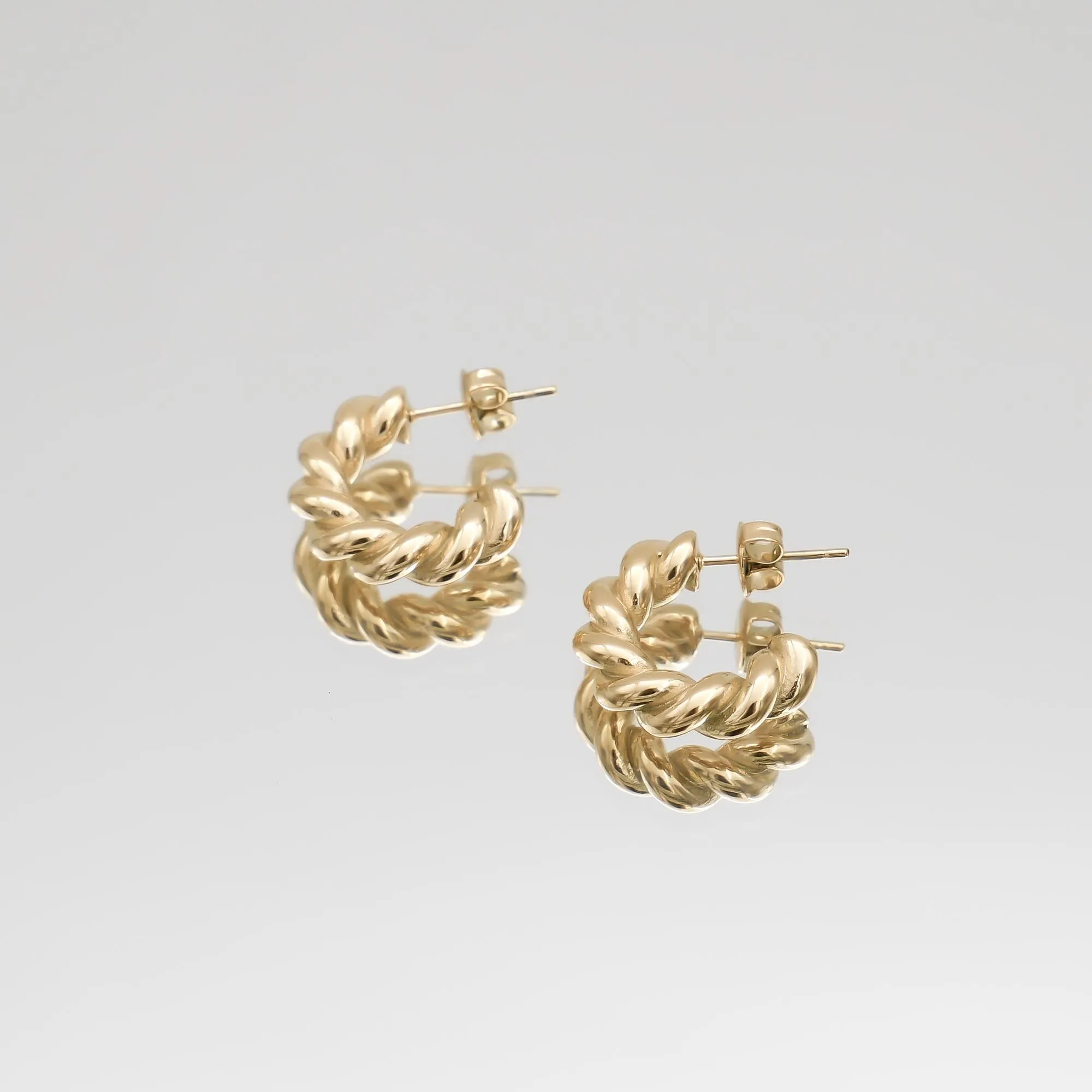 Tamia Twisted Earrings sold by PRYA product image thumbnail 3