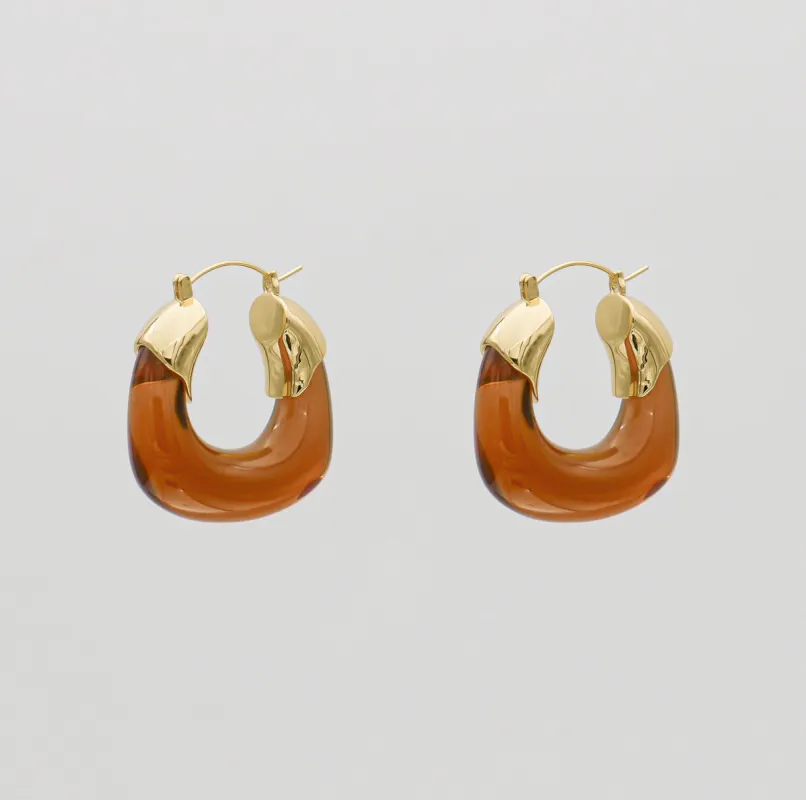 Celine Amber Earrings sold by PRYA